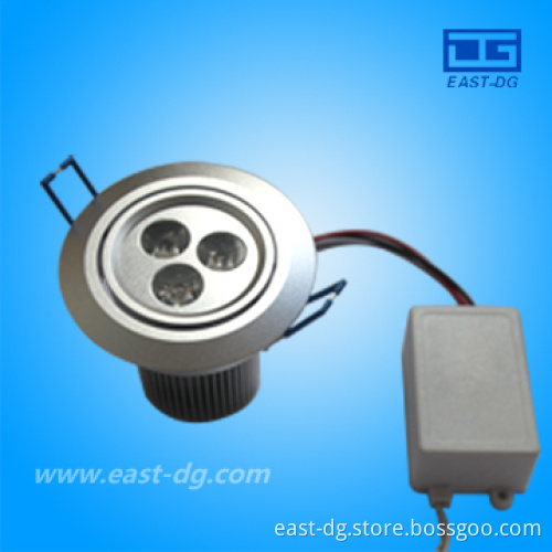 High Bright 3x3 W High Power Qualified LED Jewelry Light / Down Light